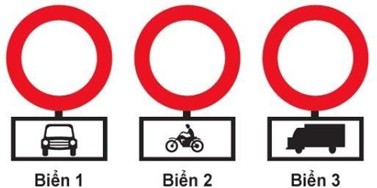 Câu 150 biển báo giao thông